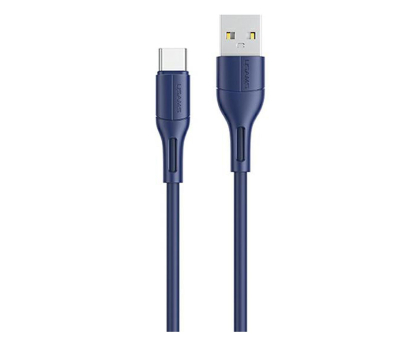 Kabel USAMS Kabel U68 USB-C 2A Fast Charge 1m niebieski SJ501USB03